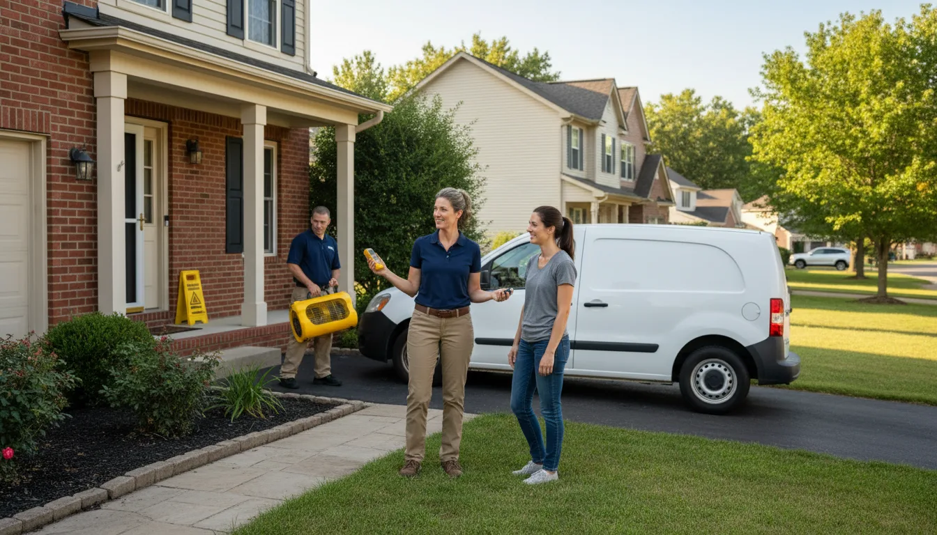 Residential water damage restoration in Owyhee, NV